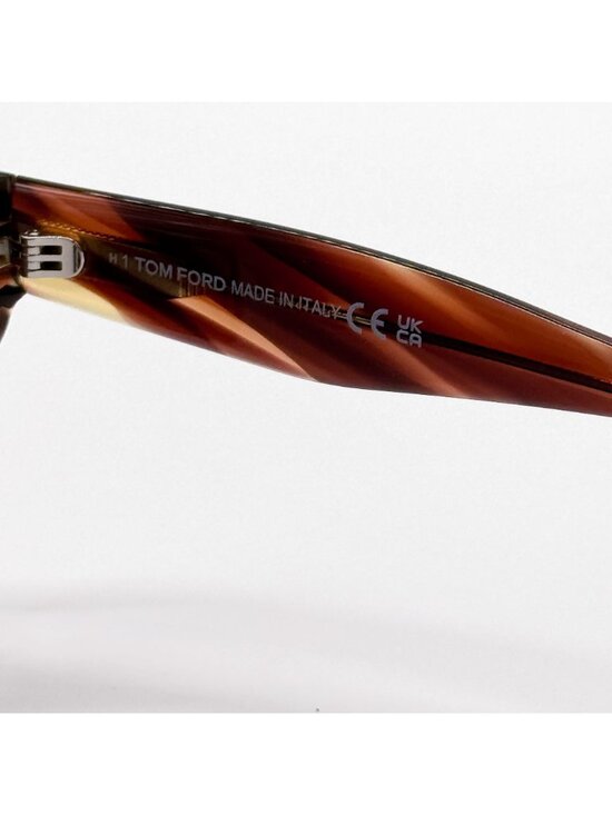 NEW TOM FORD ELVIRA SUNGLASSES TF1217 55T HAVANA/BROWN WOMEN EYEWEAR FT1217/S main image 8